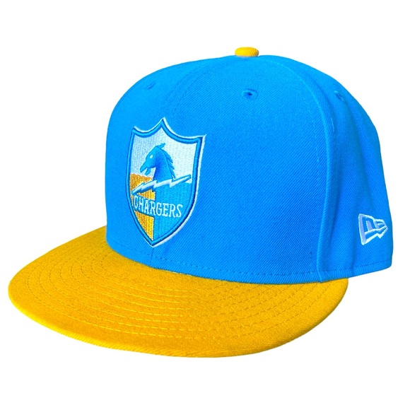 SAN DIEGO CHARGERS Retro  Logo New Era 5950 59Fifty NFL Fitted Cap Size 7 5/8 - Picture 3 of 5